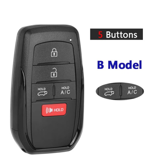 2023-2025 Toyota BZ4X / 5-Button Smart Key / PN: 8990H-42520 / HYQ14FBX (AFTERMARKET)
